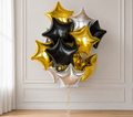 Deluxe 12-Star Helium Balloon Bunch