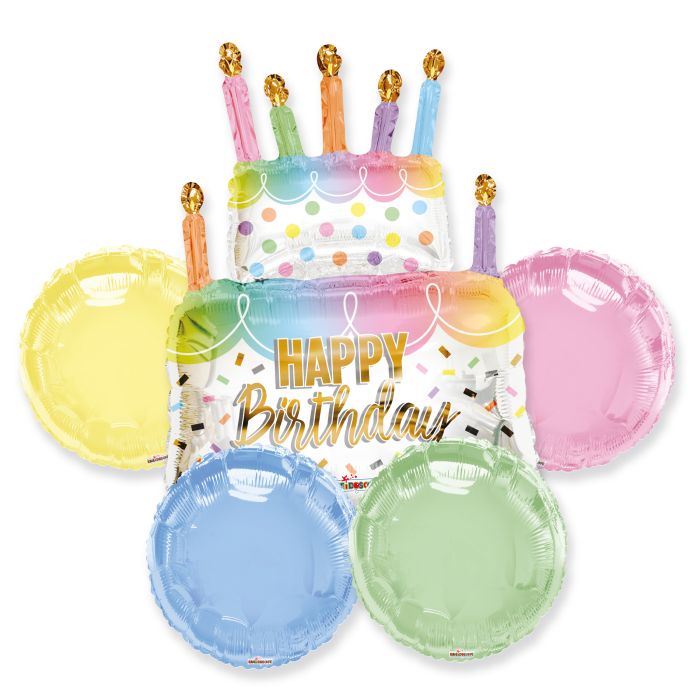 Pastel Birthday Cake