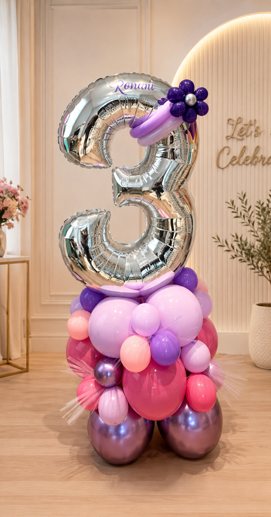Enchanted Number Balloon Bouquet