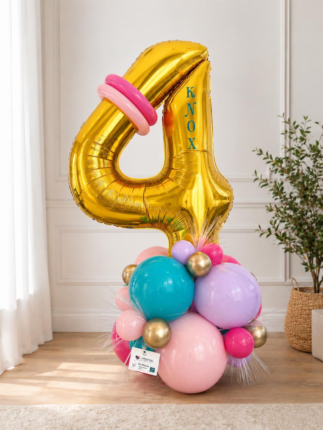Enchanted Number Balloon Bouquet 2
