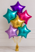 Luxe Star Foil Balloon Bunch