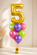 Luxe Number Balloon Bundle