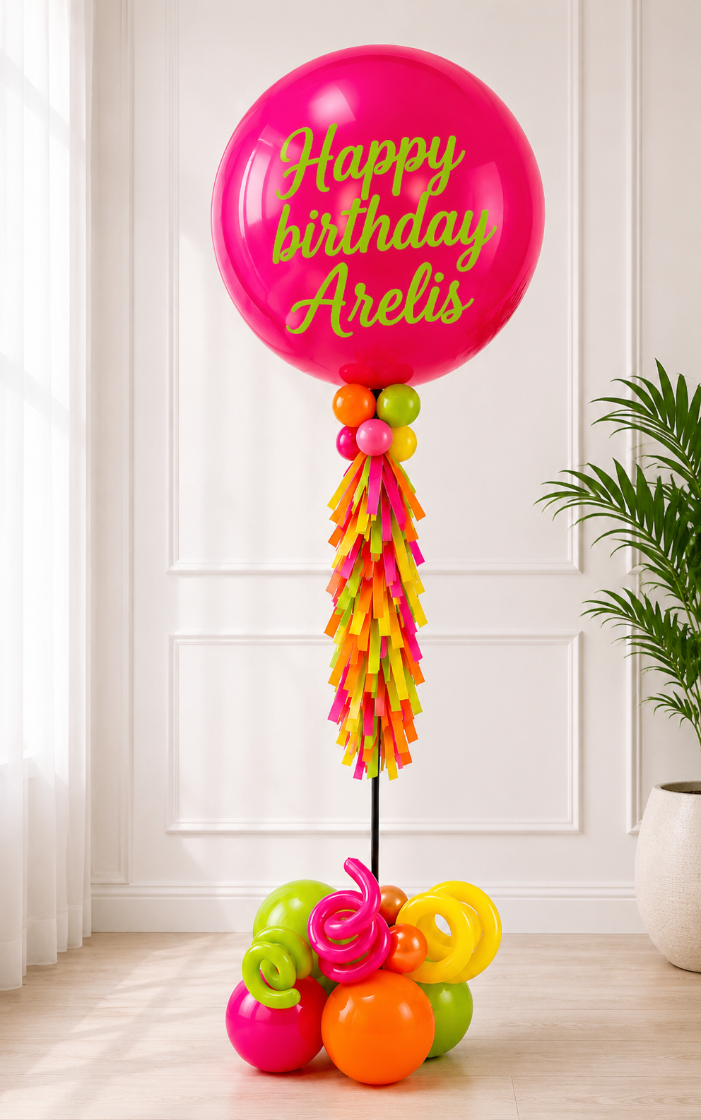 Personalized Celebration 24" Tassel Balloon