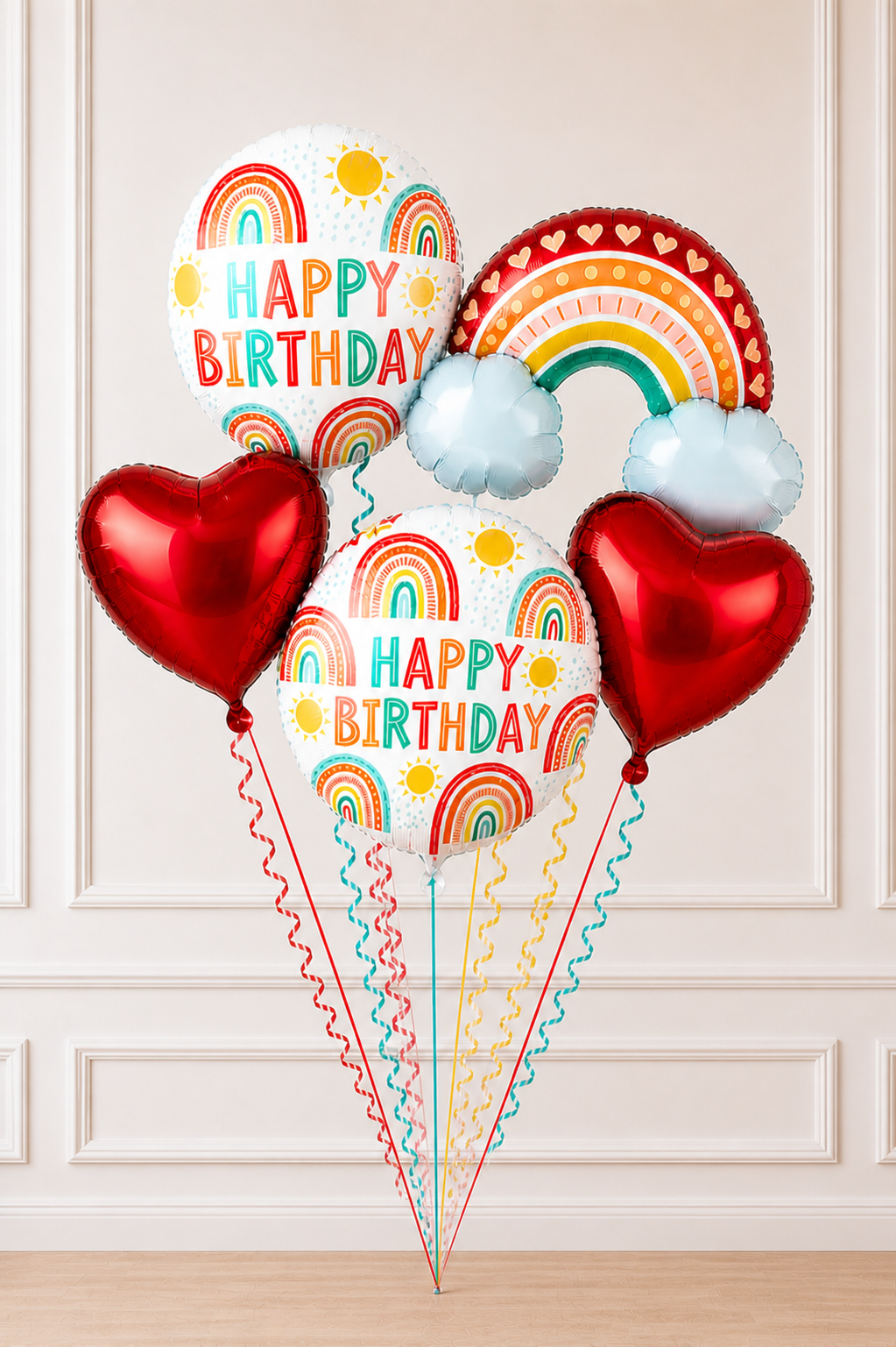 Retro Rainbow Birthday