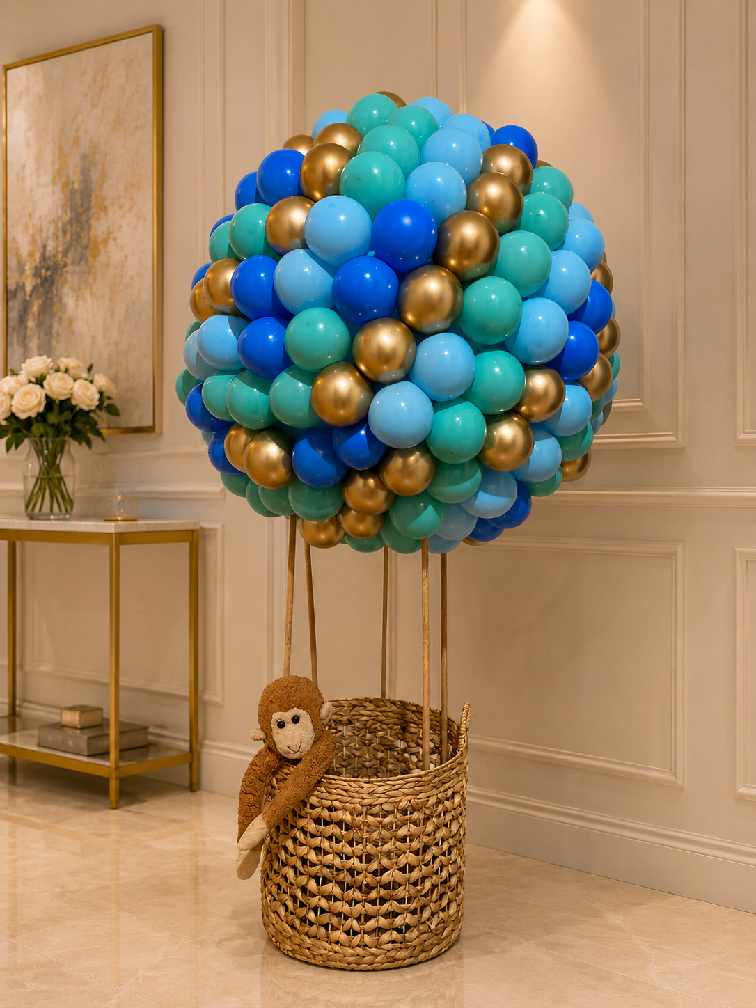 Elevated Topiary Balloon Tree