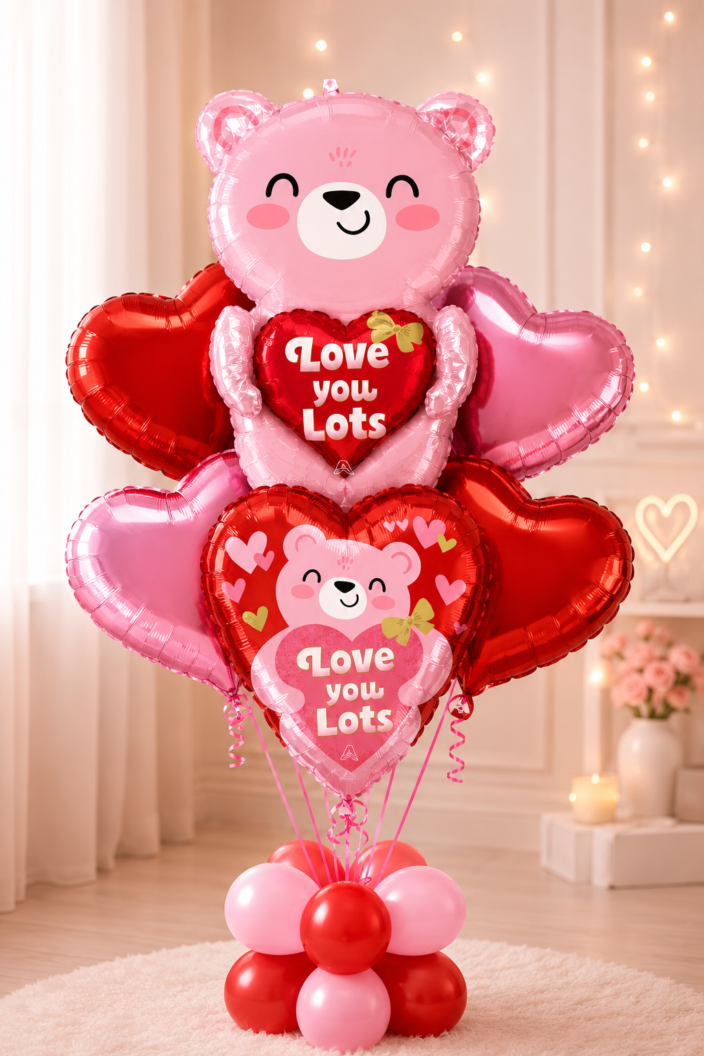 Love You Blush Bear Valentine's Day