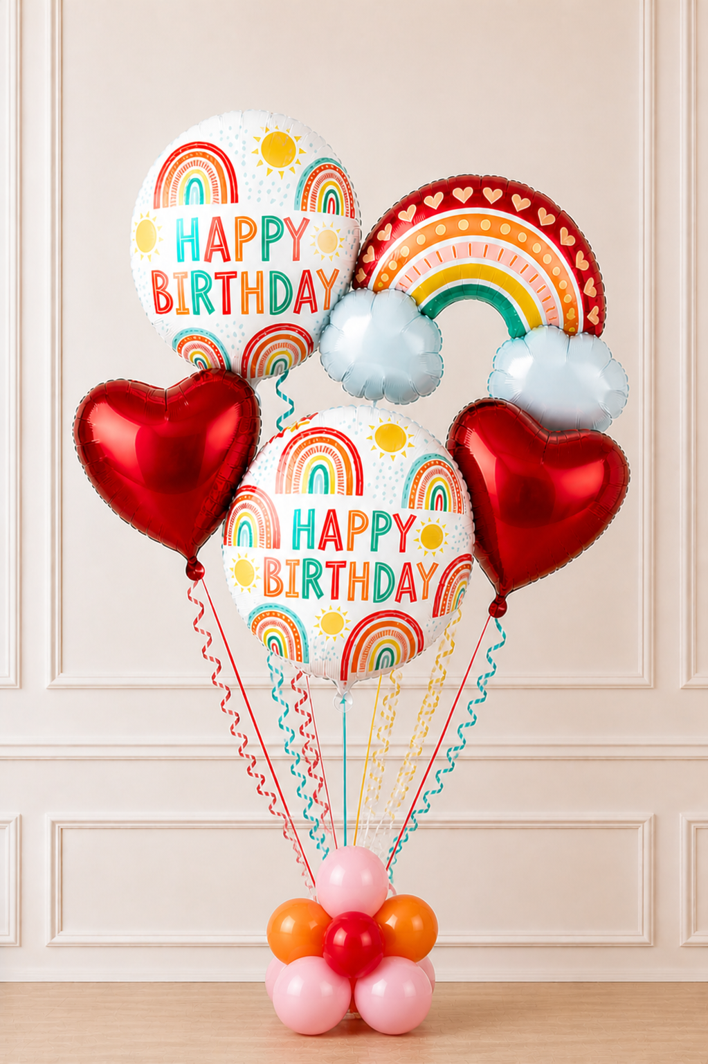 Retro Rainbow Birthday