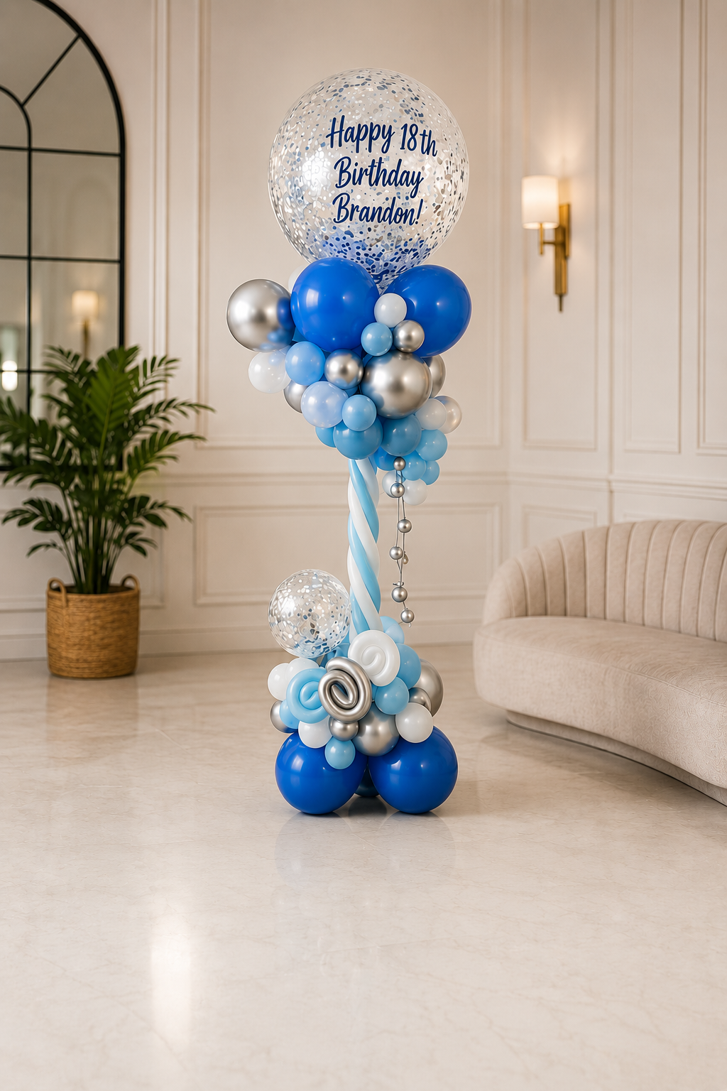 Confetti Luxe Balloon Column