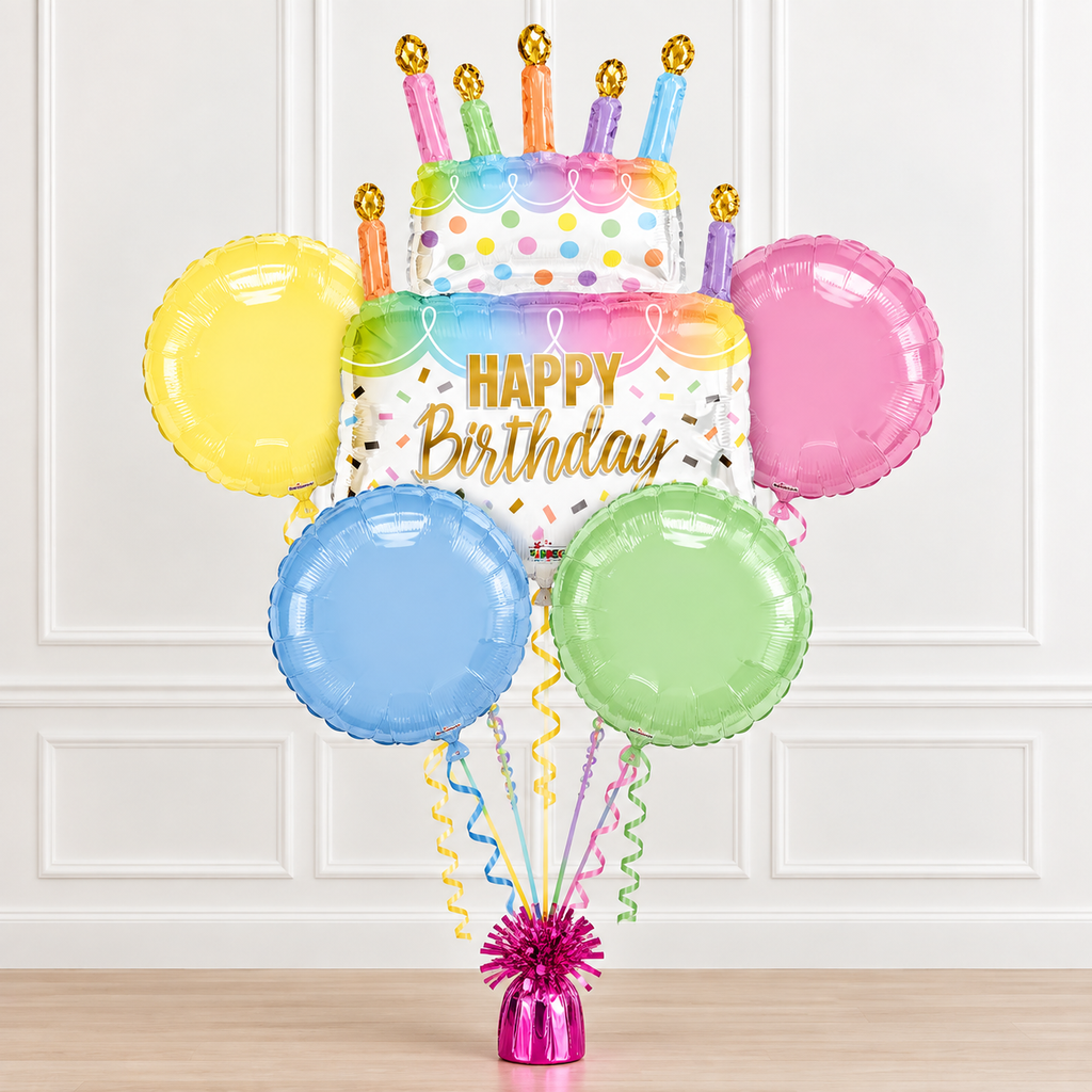 Pastel Birthday Cake