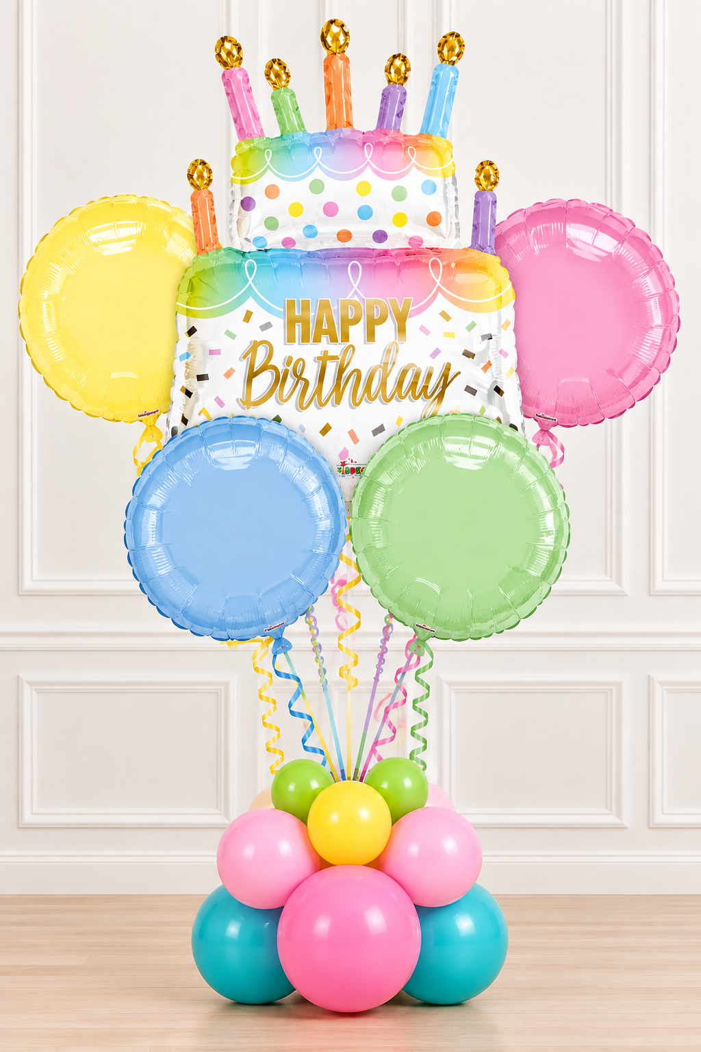 Pastel Birthday Cake