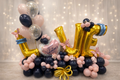 Blush & Navy Love Arrangement